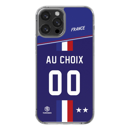 Coque foot EQUIPE DE FRANCE 2018 DOMICILE personnalisable - TEAMCOQUES