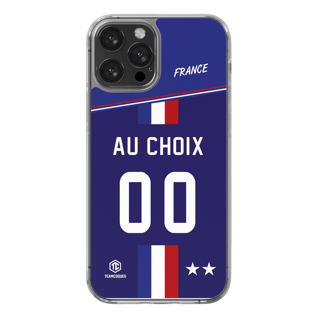 Coque foot EQUIPE DE FRANCE 2018 DOMICILE personnalisable - TEAMCOQUES