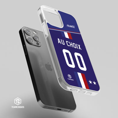Coque foot EQUIPE DE FRANCE 2018 DOMICILE personnalisable - TEAMCOQUES