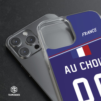 Coque foot EQUIPE DE FRANCE 2018 DOMICILE personnalisable - TEAMCOQUES
