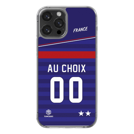 Coque foot EQUIPE DE FRANCE 2020 DOMICILE personnalisable - TEAMCOQUES