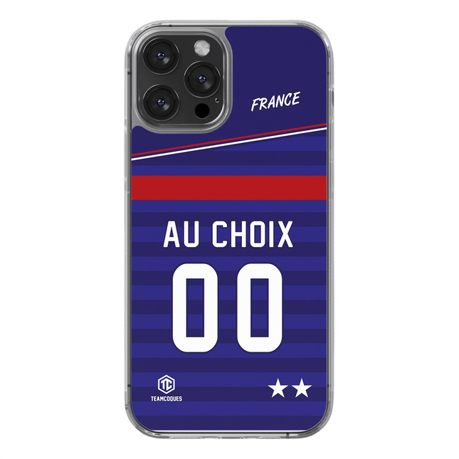 Coque foot EQUIPE DE FRANCE 2020 DOMICILE personnalisable - TEAMCOQUES
