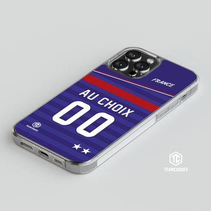 Coque foot EQUIPE DE FRANCE 2020 DOMICILE personnalisable - TEAMCOQUES