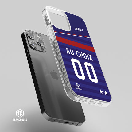 Coque foot EQUIPE DE FRANCE 2020 DOMICILE personnalisable - TEAMCOQUES