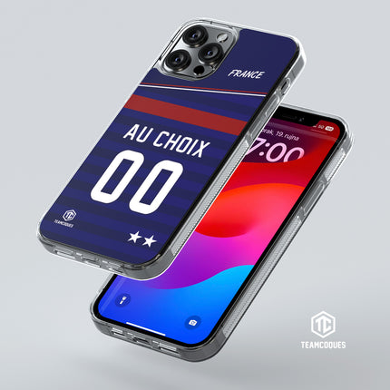Coque foot EQUIPE DE FRANCE 2020 DOMICILE personnalisable - TEAMCOQUES