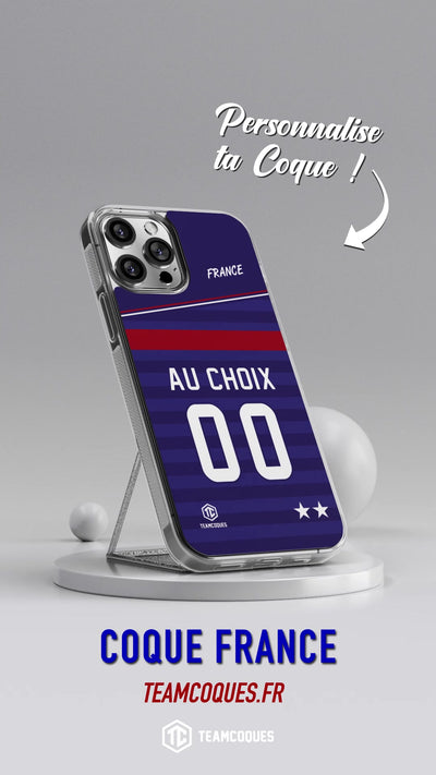 Vidéo Coque foot EQUIPE DE FRANCE 2020 DOMICILE personnalisable - TEAMCOQUES