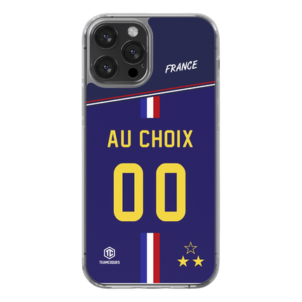 Coque foot EQUIPE DE FRANCE 2022 DOMICILE personnalisable - TEAMCOQUES
