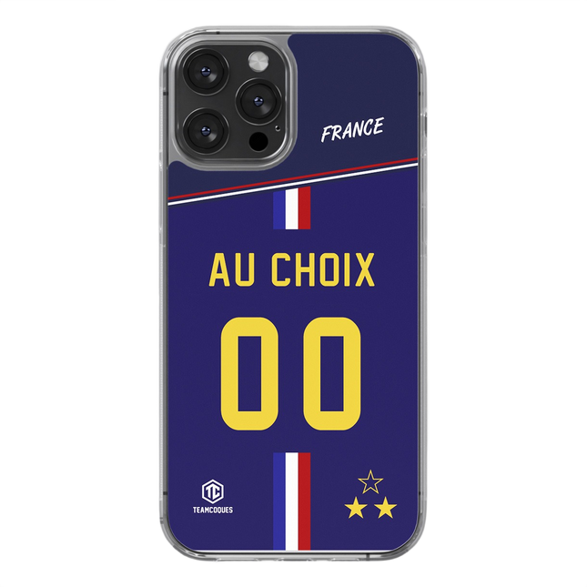 Coque foot EQUIPE DE FRANCE 2022 DOMICILE personnalisable - TEAMCOQUES