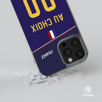 Coque foot EQUIPE DE FRANCE 2022 DOMICILE personnalisable - TEAMCOQUES