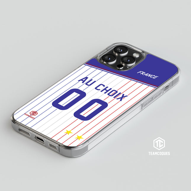 Coque foot EQUIPE DE FRANCE 2024 EXTERIEUR personnalisable - TEAMCOQUES