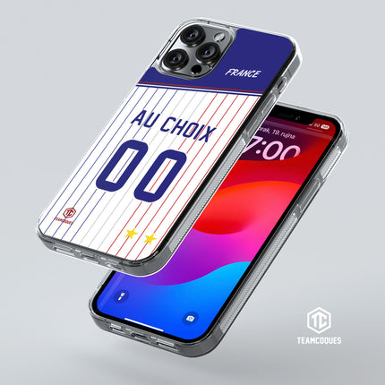 Coque foot EQUIPE DE FRANCE 2024 EXTERIEUR personnalisable - TEAMCOQUES