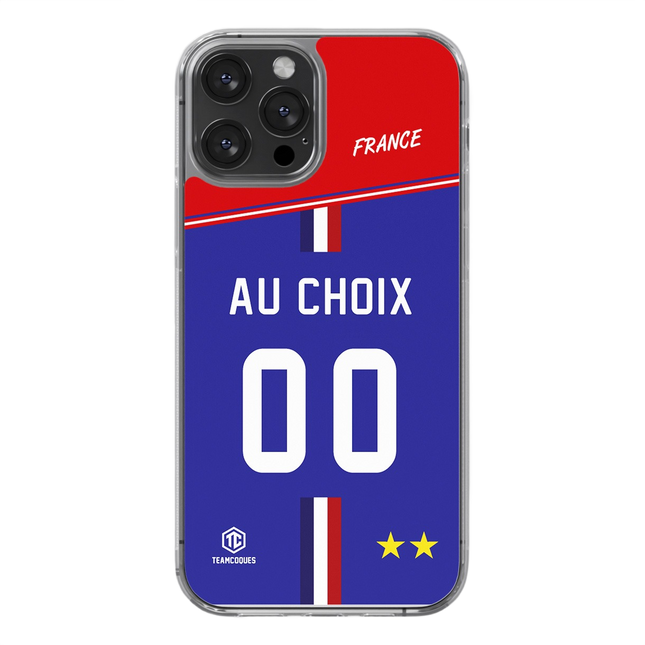 Coque foot EQUIPE DE FRANCE 2024 DOMICILE personnalisable - TEAMCOQUES