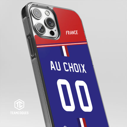 Coque foot EQUIPE DE FRANCE 2024 DOMICILE personnalisable - TEAMCOQUES
