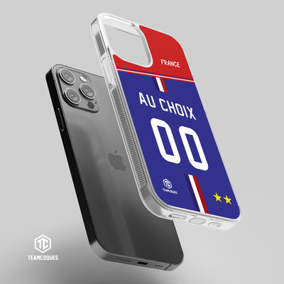 Coque foot EQUIPE DE FRANCE 2024 DOMICILE personnalisable - TEAMCOQUES