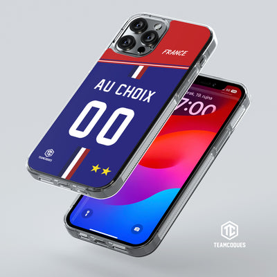 Coque foot EQUIPE DE FRANCE 2024 DOMICILE personnalisable - TEAMCOQUES
