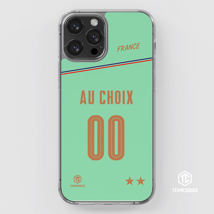 Coque foot EQUIPE DE FRANCE 2026 EXTERIEUR personnalisable - TEAMCOQUES