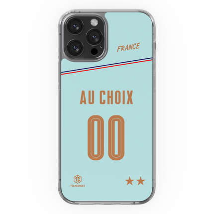 Coque foot EQUIPE DE FRANCE 2026 EXTERIEUR personnalisable - TEAMCOQUES