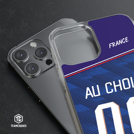 Coque foot EQUIPE DE FRANCE 2026 DOMICILE personnalisable - TEAMCOQUES