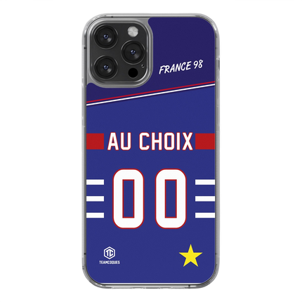 Coque foot EQUIPE DE FRANCE 1998 DOMICILE personnalisable - TEAMCOQUES