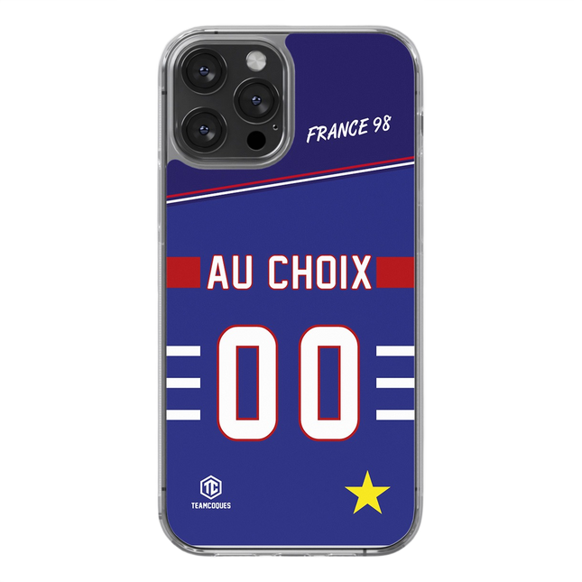 Coque foot EQUIPE DE FRANCE 1998 DOMICILE personnalisable - TEAMCOQUES