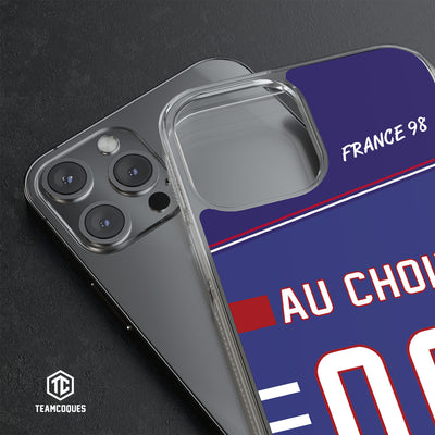 Coque foot EQUIPE DE FRANCE 1998 DOMICILE personnalisable - TEAMCOQUES