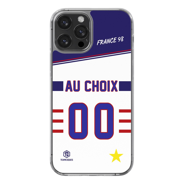 Coque foot EQUIPE DE FRANCE 1998 EXTERIEUR personnalisable - TEAMCOQUES