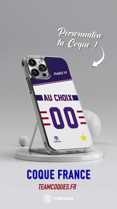 Vidéo Coque foot EQUIPE DE FRANCE 1998 EXTERIEUR personnalisable - TEAMCOQUES