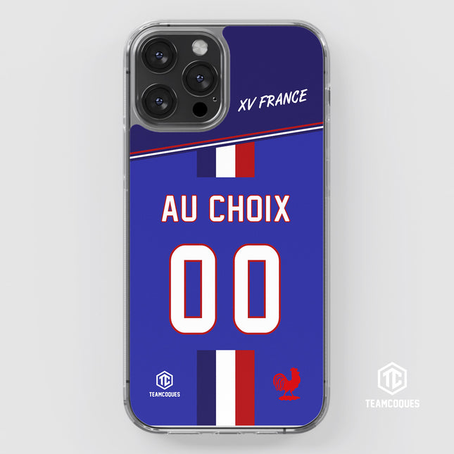 Coque rugby XV FRANCE RUGBY personnalisable - TEAMCOQUES