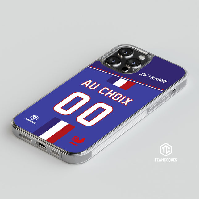 Coque rugby XV FRANCE RUGBY personnalisable - TEAMCOQUES
