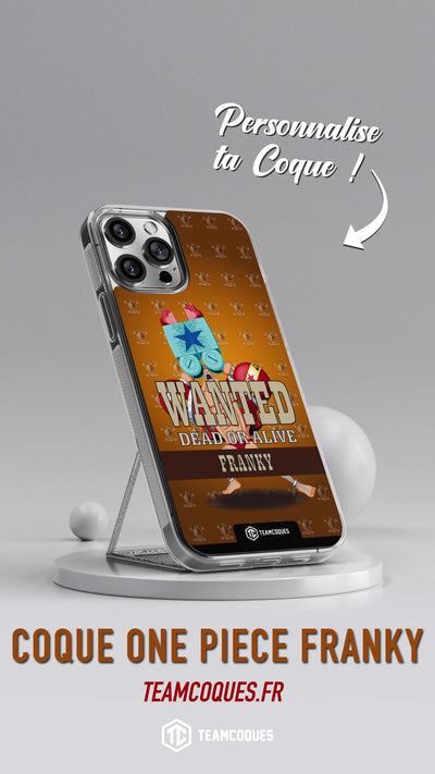 Vidéo Coque design ONE PIECE - FRANKY - TEAMCOQUES