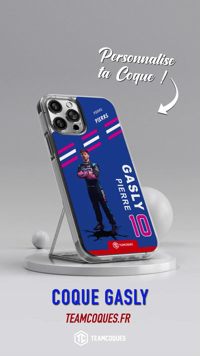 Vidéo Coque joueur PIERRE GASLY FORMULE 1 F1 - TEAMCOQUES