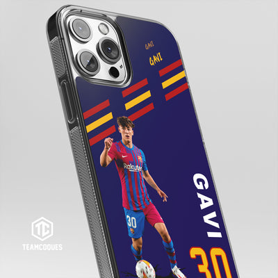 Coque joueur GAVI BARCELONE BARÇA - TEAMCOQUES
