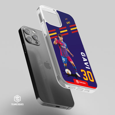 Coque joueur GAVI BARCELONE BARÇA - TEAMCOQUES