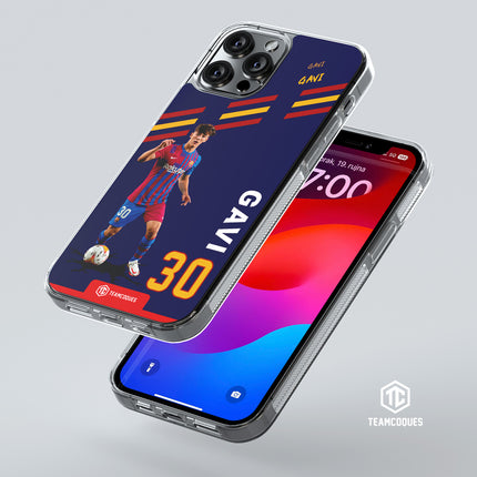 Coque joueur GAVI BARCELONE BARÇA - TEAMCOQUES