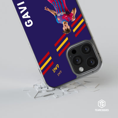 Coque joueur GAVI BARCELONE BARÇA - TEAMCOQUES