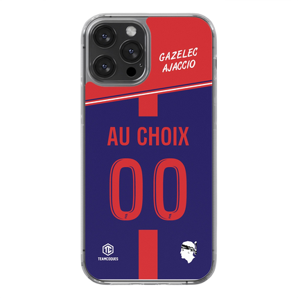Coque foot GAZELEC AJACCIO personnalisable - TEAMCOQUES