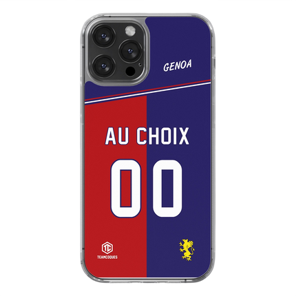 Coque foot GENOA personnalisable - TEAMCOQUES