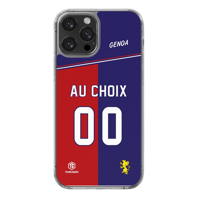 Coque foot GENOA personnalisable - TEAMCOQUES