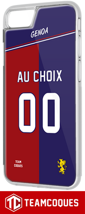 Coque foot GENOA personnalisable - TEAMCOQUES