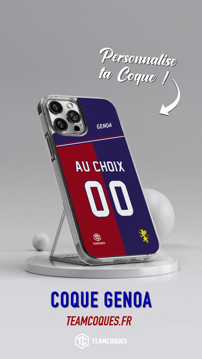 Vidéo Coque foot GENOA personnalisable - TEAMCOQUES
