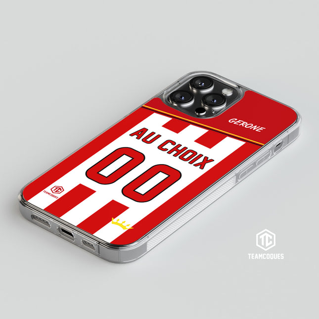 Coque foot GERONE personnalisable - TEAMCOQUES