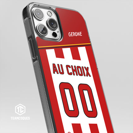 Coque foot GERONE personnalisable - TEAMCOQUES