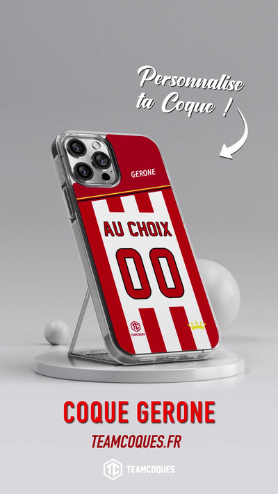Vidéo Coque foot GERONE personnalisable - TEAMCOQUES