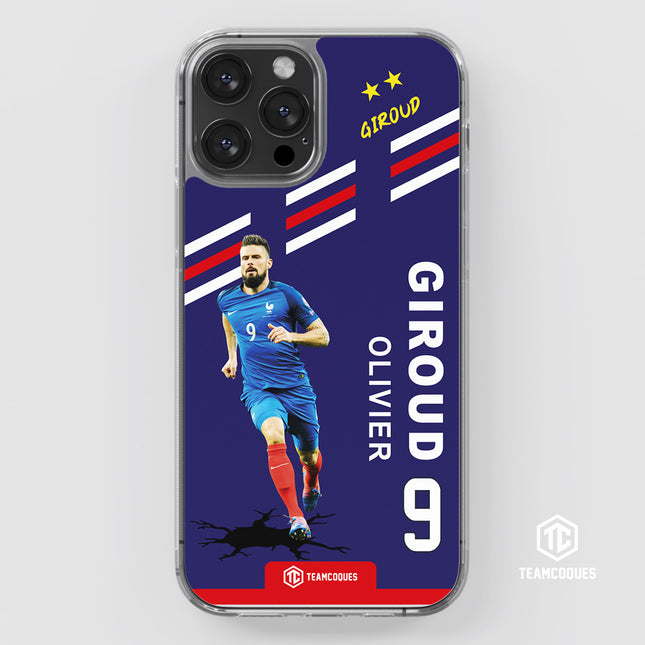 Coque joueur OLIVIER GIROUD EQUIPE DE FRANCE EDF 2016 - TEAMCOQUES
