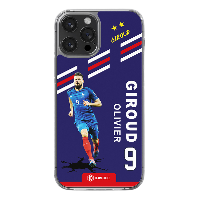 Coque joueur OLIVIER GIROUD EQUIPE DE FRANCE EDF 2016 - TEAMCOQUES