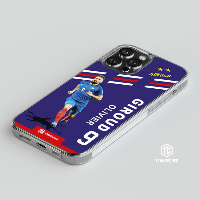 Coque joueur OLIVIER GIROUD EQUIPE DE FRANCE EDF 2016 - TEAMCOQUES