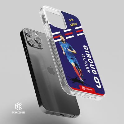 Coque joueur OLIVIER GIROUD EQUIPE DE FRANCE EDF 2016 - TEAMCOQUES