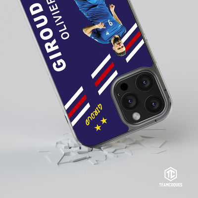 Coque joueur OLIVIER GIROUD EQUIPE DE FRANCE EDF 2016 - TEAMCOQUES