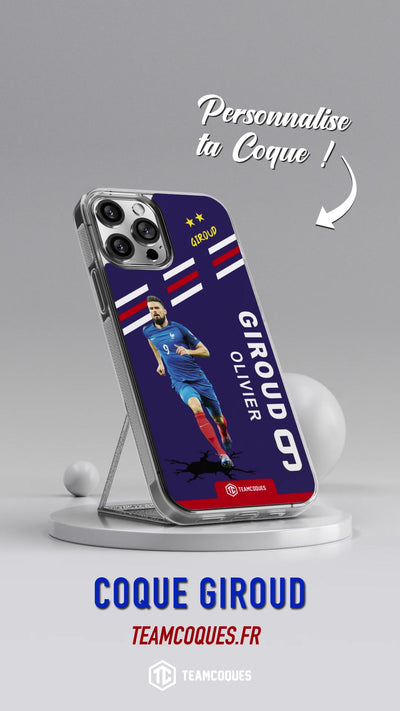 Vidéo Coque joueur OLIVIER GIROUD EQUIPE DE FRANCE EDF 2016 - TEAMCOQUES