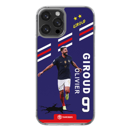 Coque joueur OLIVIER GIROUD EQUIPE DE FRANCE EDF 2022 - TEAMCOQUES